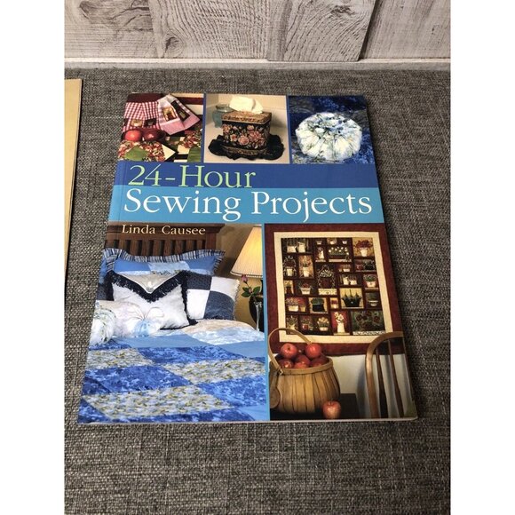 Sewing Projects 24 Hour and Placemats Plus Books Lot of 2 Craft Patterns - Picture 2 of 6